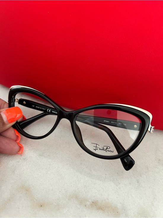 Emilio Pucci Black Fashion Cat-Eye Women\'s Eyeglasses main image 4
